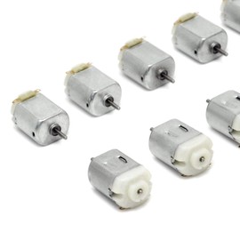 Fasizi Pack of 10 DC 3V - 6V 130 Motor 17000 RPM for Arduino DIY
