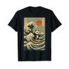 Panda Surfing Japanese T-Shirt