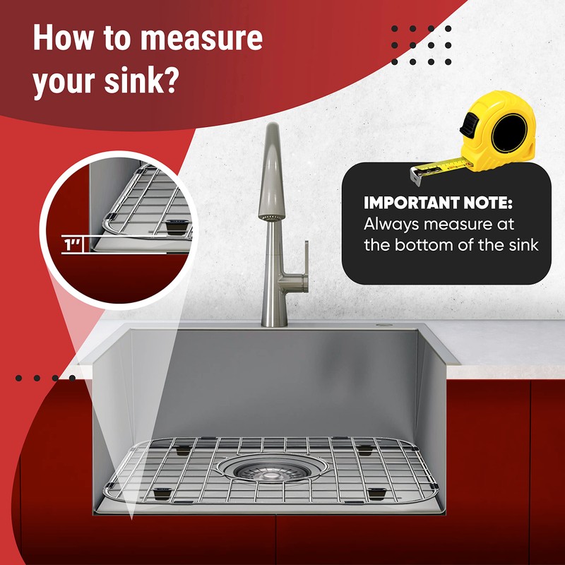 Sink Protector for Kitchen Sink Fits 12x14, Stainless Steel Sink