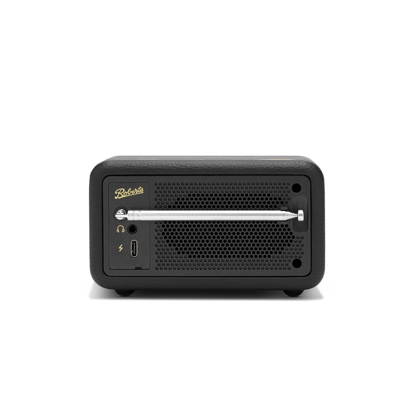 Roberts PETITE2 FM/DAB/DAB+ Portable Radio, Bluetooth, Alarm, Black
