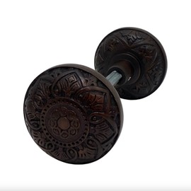 The King's Bay Vintage Bronze Door Knobs Victorian Spade Arts and Crafts Replica