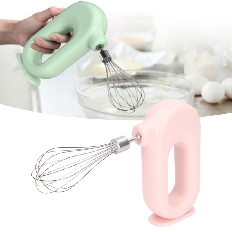 Electric Hand Mixer USB Charging 4 Level Adjustment Electric Eggbeater
