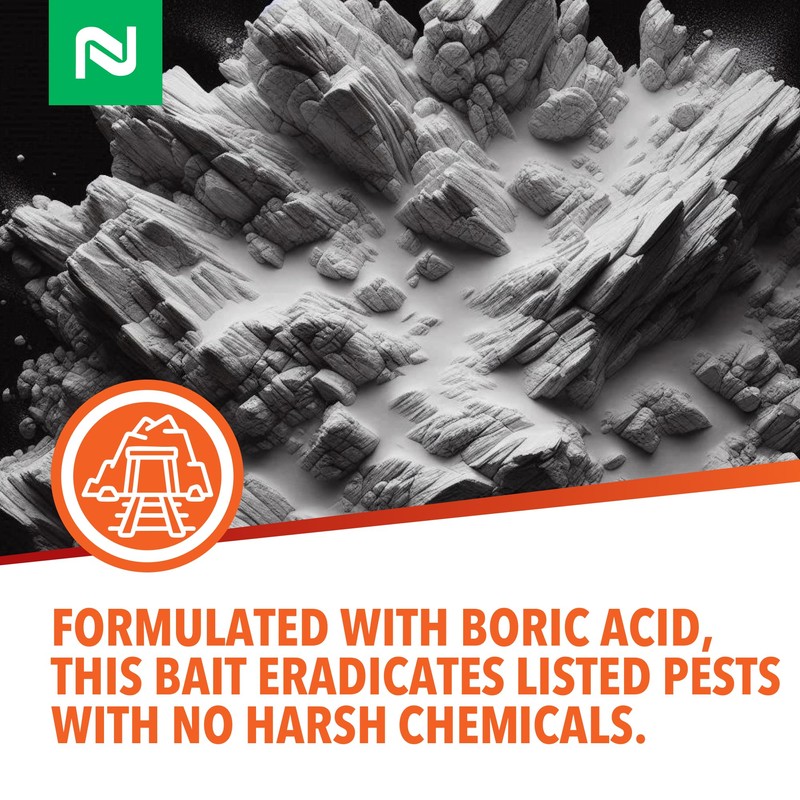 Nisus Niban Granular Bait, Weather-Resistant, Boric Acid Formula, Ants, Roaches,