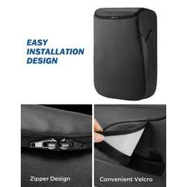 JOYTUTUS Center Console Cover Compatible with 2007-2014 Silverado Sierra Avalanche Yukon Tahoe Suburban Jump Seat, Leather Arm Rest Armrest Cover for Car, Middle Console Cover, Car Arm Rest Cover