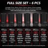 1/2" Drive Crank Bolt Socket Set, 17MM, 19MM, 21MM, 22MM,
