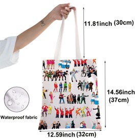 BWWKTOP Broadway Musical Character Tote Bag Broadway Musical Gifts Broadway Theater Shoulder Bag Broadway Musical Merchandise, Characters Tg, One Size