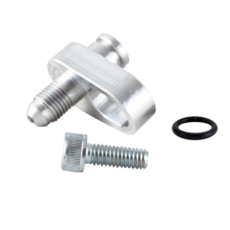 Vacuum Port to -3AN/-4AN Billet Adapter, Bosch MAP Sensor Compatible,