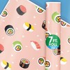 Big Dot of Happiness Sushi Wrapping Paper, Japanese Party Theme