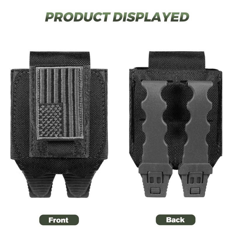 Frtkk Molle Handcuff Pouch, Handcuff Case for Duty Belt/Tactical Vest,