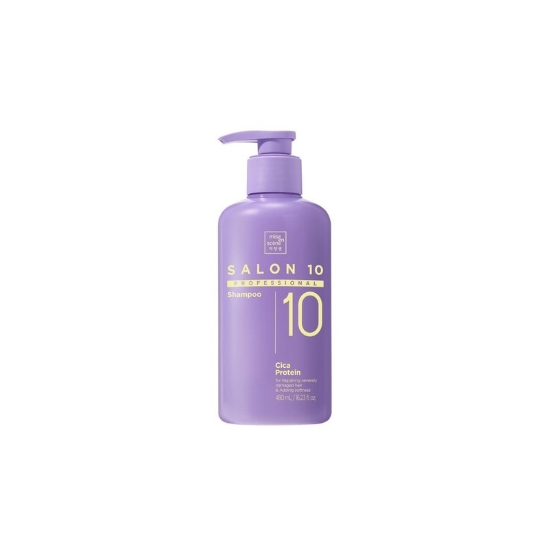 Mise-en-scène Salon 10 Professional Cica Protein Shampoo 480ml / 미쟝센
