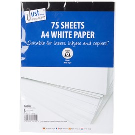 Just Stationery 75 Sheet A4 White Copy Paper, 4146
