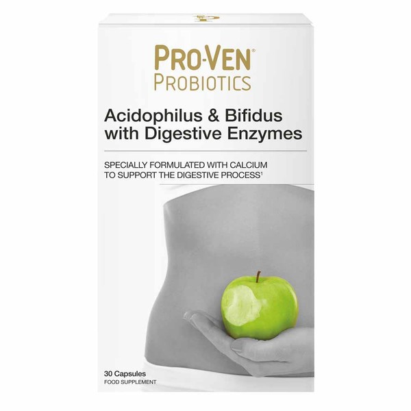 ProVen Pro-Ven Probiotics Acidophilus & Bifidus Digestive Enzymes - 30 Capsules