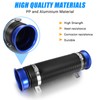 Twilight Garage 3 inch/76mm Universal Flexible Air Intake Pipe Inlet