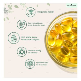 Gwynne Oil Of Oregano 6000mg en Sachet con 300 Cápsulas Blandas Sin sabor