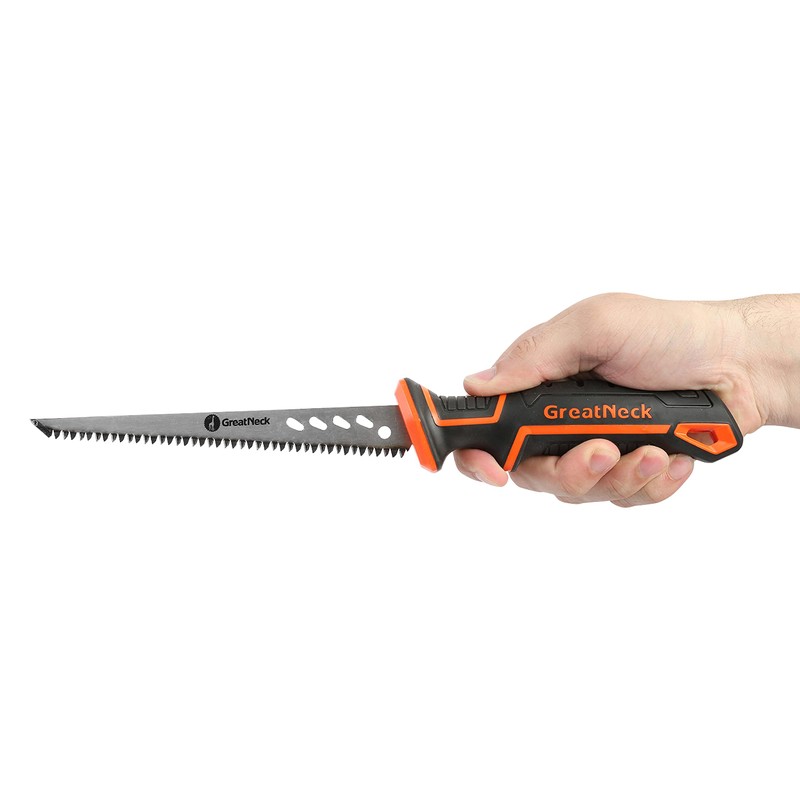 GreatNeck 74027 Rasping Jab Saw and Sheath, Drywall Cutter, Hand