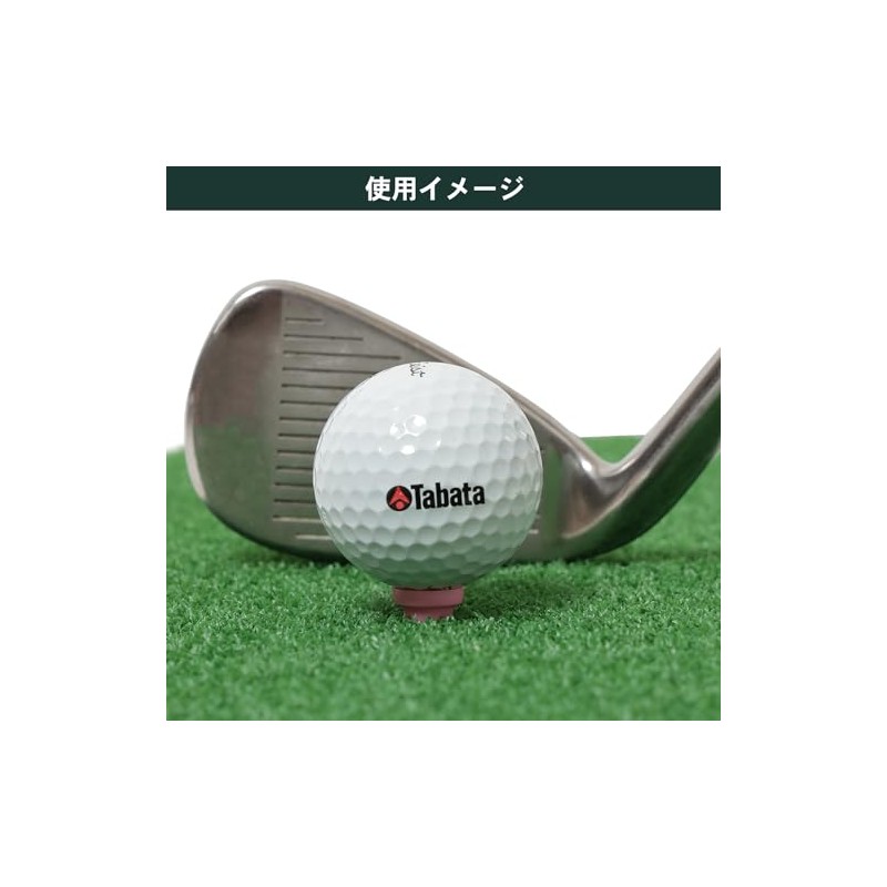 Tabata(タバタ) ゴルフ ティー 段 プラスチックティー ショートティー 37mm 12本入 GV0474