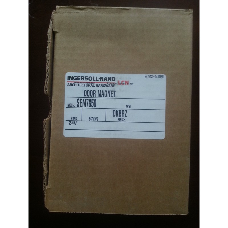 LCN SEM7850 SEM 7850-689 Aluminum Recessed Wall Mount Magnet TRIVOLT