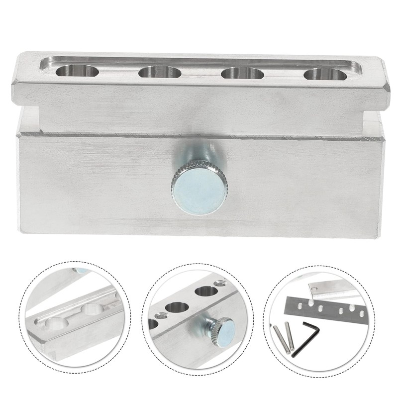 MERRYHAPY Diy Lipstick Kit 4 Holes Aluminum Molds Lipstick Making