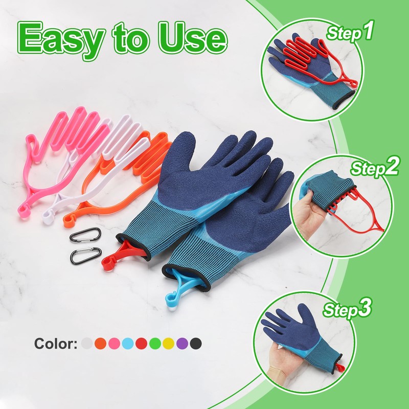 PATIKIL Golf Gloves Stretcher, 4 Pack Plastic Keeper Support Rack