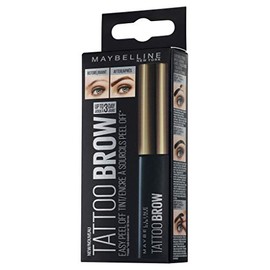 Maybelline Tinta Semi Permanente para cejas que dura hasta 3 días, Tattoo Brow 3 Day, Tono Medium brown, 4.6g