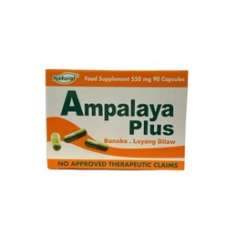 Generic Ampalaya Plus 550 mg 90 Capsules - with Banaba, Luyang Dilaw & Bittermelon