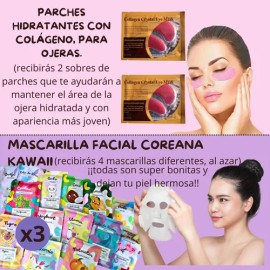 Mascarillas Faciales Coreanas, Set De Hidratacion Completa Todo Tipo De Piel