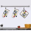 BROLEO Kitchen Baking Set of 3 - Oven Mitts and