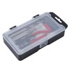 15 Pcs Thread Repair Tool Kit M10x1.25mm Metal Threaded Inserts