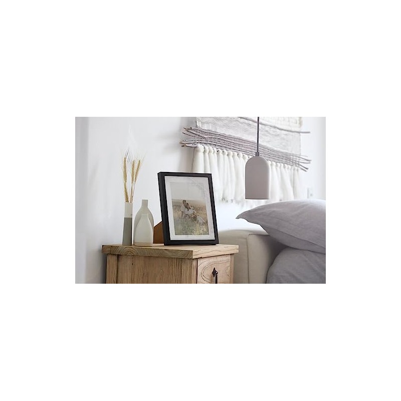 Frame Company Webber Black with Plum Mount, A4 for 9x6