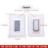 SEMINI Hidden Sew Magnetic Snap Invisible Hidden Sew in PVC