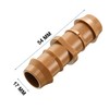 Boao 20 Packs 1/2 Inch Drip Irrigation Fittings Connectors Barbed