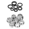 7Pcs/Set Male Female Faucet Adapter Kit with Gasket Brass Aerator