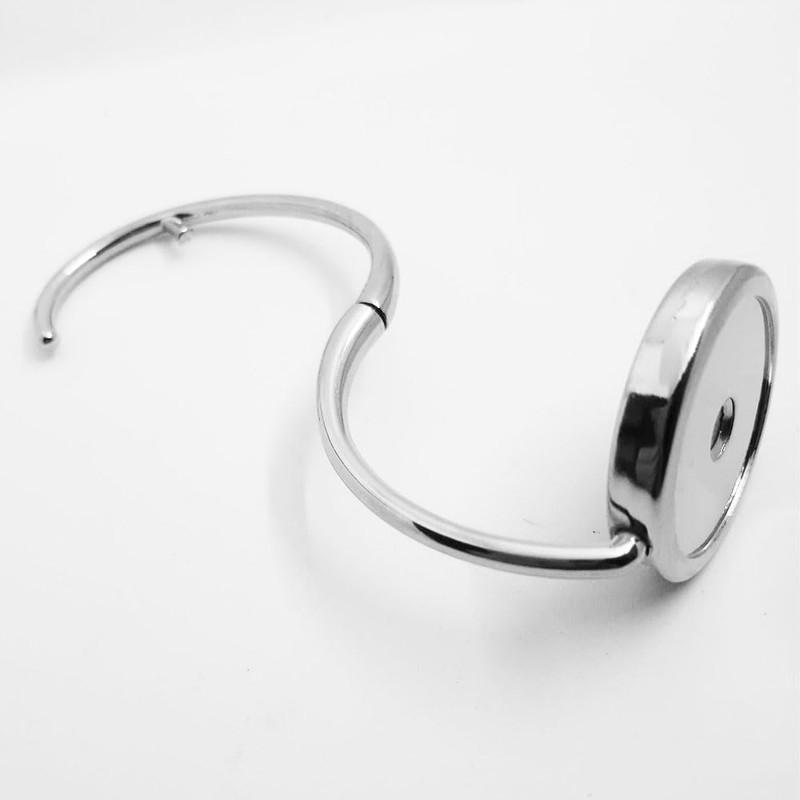 Miss Kha Purse Hook Chrome Skull