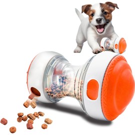BAGUBDR ﻿Dog Enrichment Toy, Interactive Dog Toys for Boredom Dog Dispenser Toy Slow Feeder Promotes Healthy Eating Durable Design Adjustable Difficulty Ideal for Indoor Outdoor Play ﻿