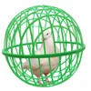 CalorMixs 7.8" Ball-Shaped Movable Pigeon Chick Coop, Little Rabbit Duck