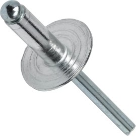Fastenere Large Flange Pop Rivets 3/16" x 1/8" Aluminum Body Steel Mandrel (6-2) Qty 1000