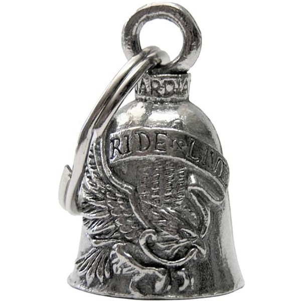 Live to Ride Ride to Live Road Gremlin Guardian Biker Bell With Hanger