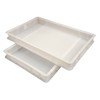 Plastic Stacking Food Grade Pizza Dough Bakery Euro Trays -