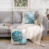 RYBornament Decorative Cushion Covers 45 x 45 cm Cyan Cushion