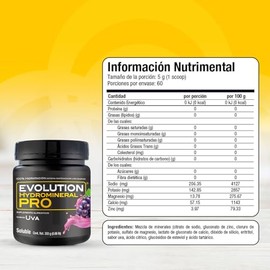 Evolution Hydromineral Pro Electrolitos en Polvo Bebida Isotónica