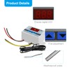 RUIZHI XH-W3001 Digital LCD Display Temperature Controller, DC 24V/240W Thermostat