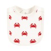 Touched by Nature Unisex Baby Organic Cotton Bibs, Mystic Sea