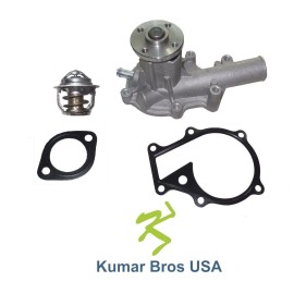 Kumar Bros USA New WATER PUMP With THERMOSTAT FITS Kubota B1700D B1700E B1700HSD B1700HSE