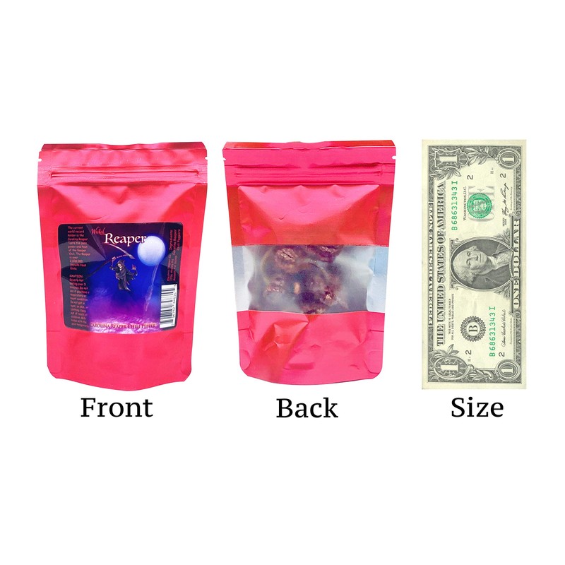 Wicked Reaper Carolina Reaper Peppers – Whole Dried Pods Gift,