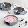 Lacor - 68680 - Süßwarenformen rund, Biskuitform, herausnehmbare Form, Kohlenstoffstahl,