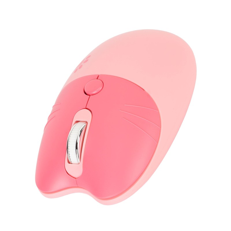 2.4G Cat Wireless Mouse Mute USB Receiver Cute Portable 3