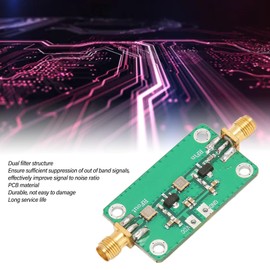 ADS B 1090MHz RF LNA Amplifier Module Front End Professional Design 38DB High Gain Dual Filter Structure PCB Material for ADS B Reception, 1090MHz Operating Frequency