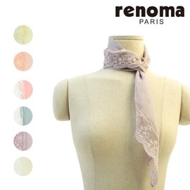 Renoma 대구백화점 레노마나염 쁘띠 레이스 손수건(RBA9109) Daegu Department Store Renoma Handkerchief with Petite Lace (RBA9109)