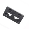 e-power-auto-Trim Front Bumper Tow Hook License Plate Mount Bracket For