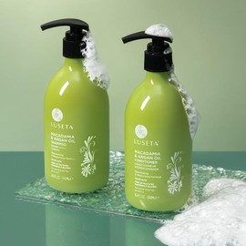 luseta Macadamia & Argan Oil Bundle - Selection: 1 x 1.01oz Shampoo & Conditioner Set